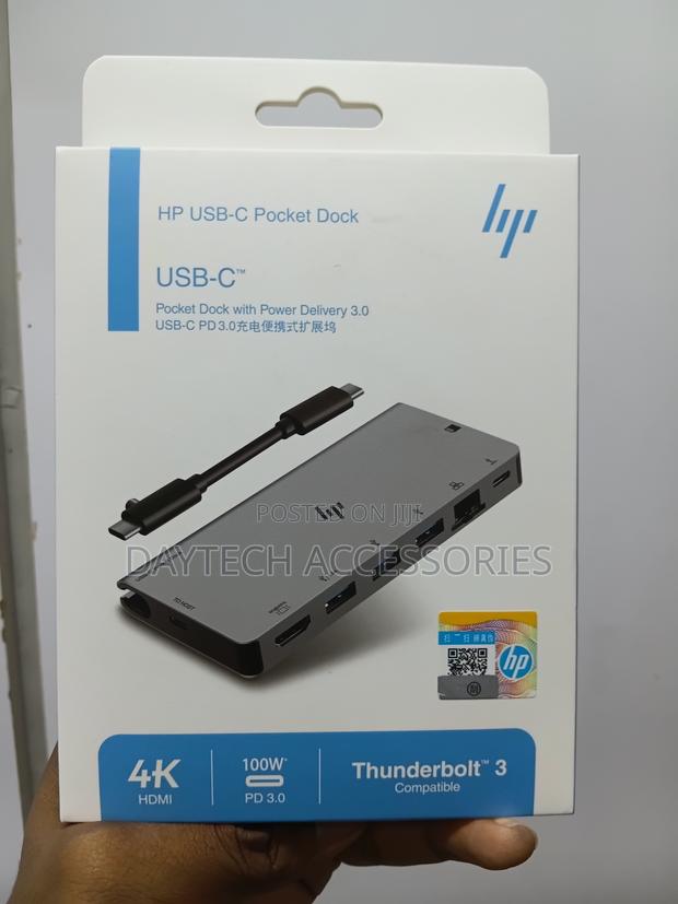 8-in-1 Hp Docking Station Hi Speed Usb-C Pocket Dock.