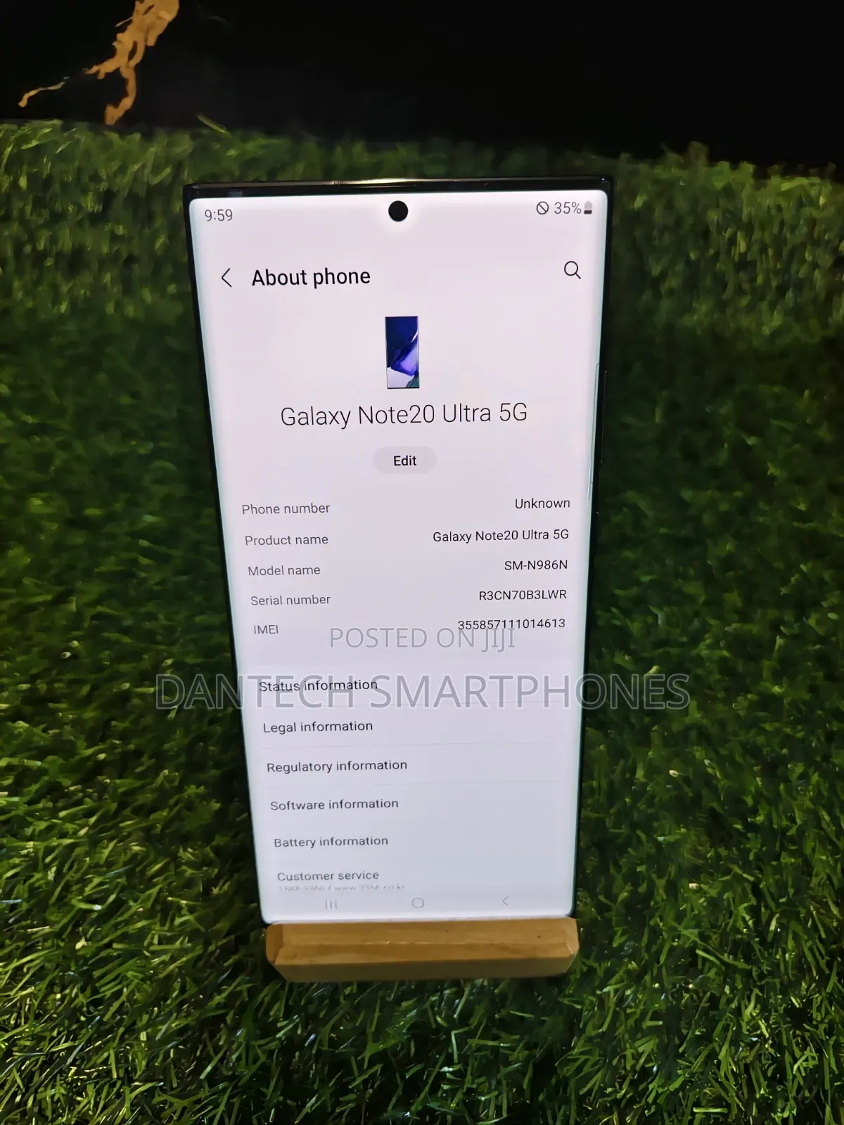 New Samsung Galaxy Note 20 Ultra 5G 256 GB Purple