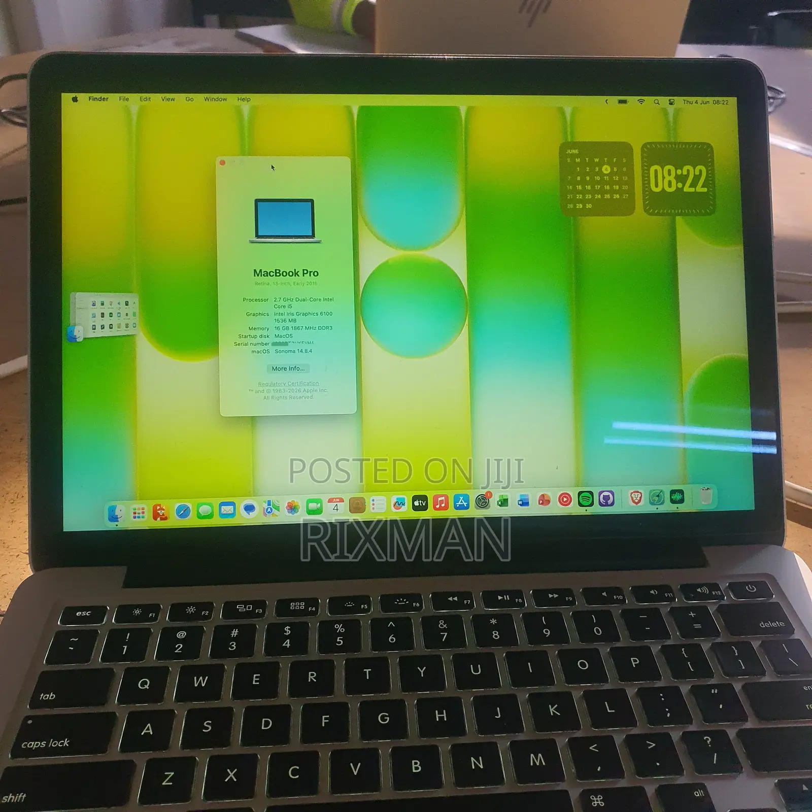 Laptop Apple MacBook Pro 16GB Intel Core i5 SSD 256GB