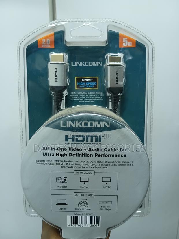 This Is a Linkcomn 5-Meter Hdmi 2.0 Cable. - thumbnail 2