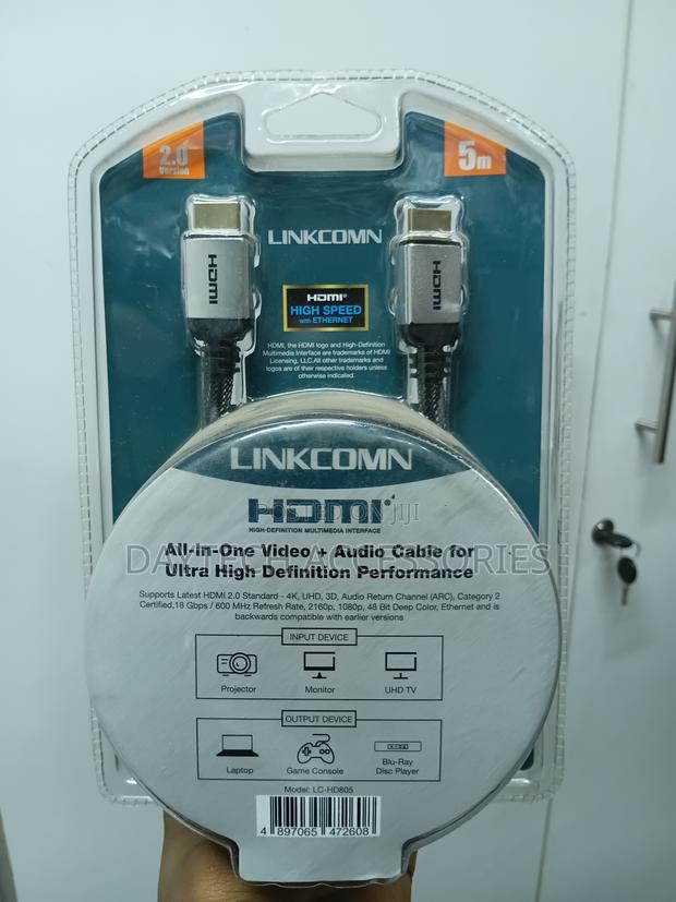 This Is a Linkcomn 5-Meter Hdmi 2.0 Cable. - thumbnail 4