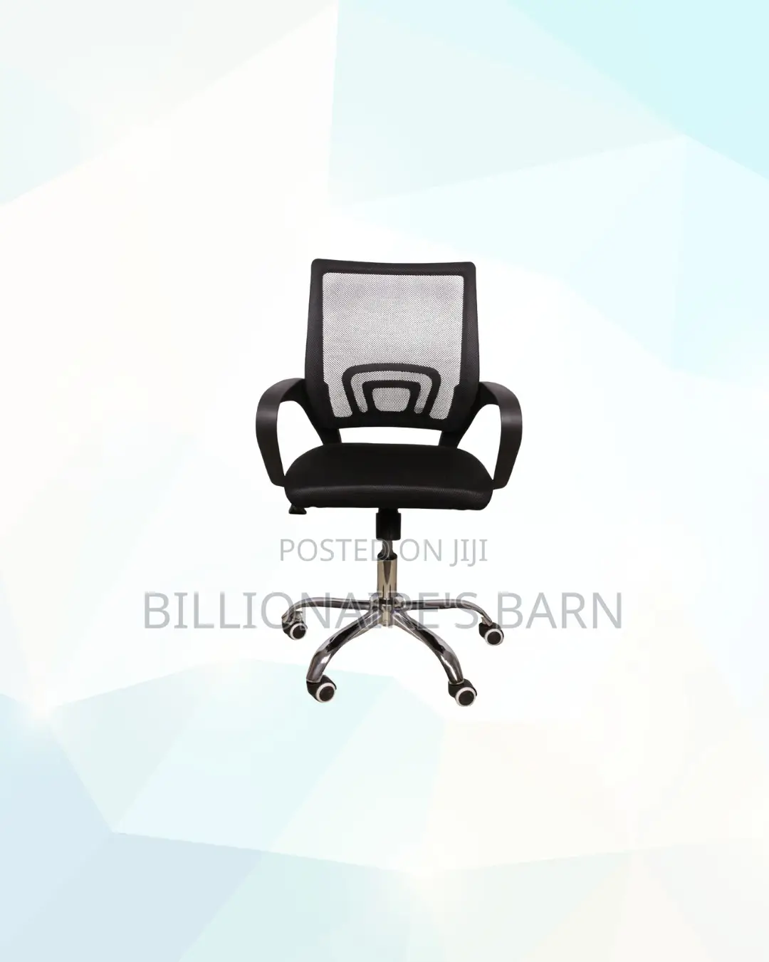 Heavy Duty Secretarial Mesh Office Chair With Lumbar Support