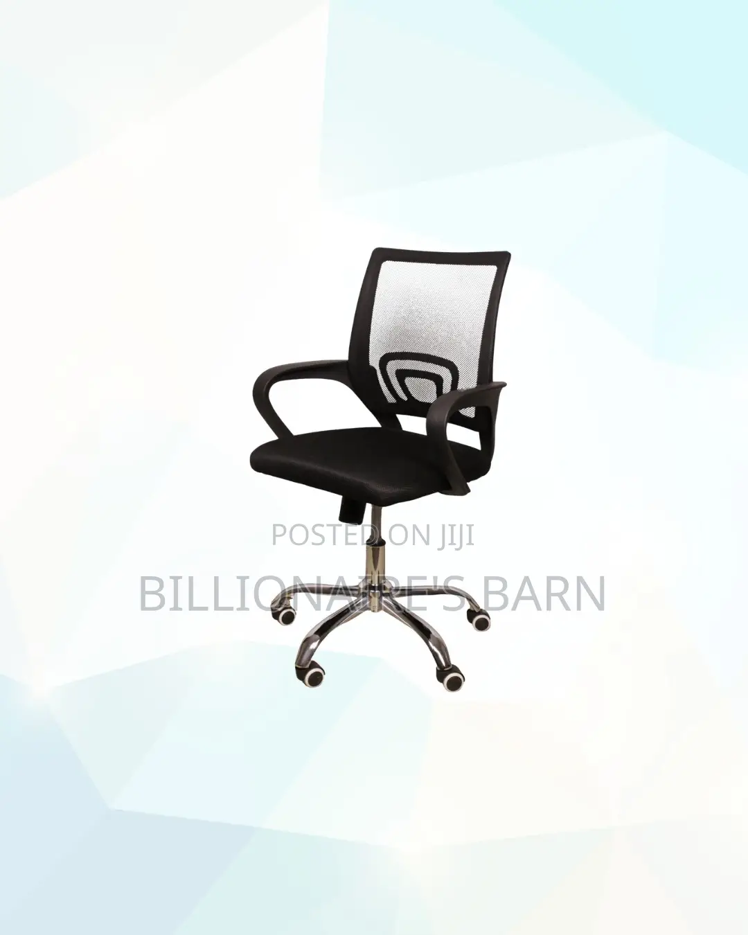 Heavy Duty Secretarial Mesh Office Chair With Lumbar Support