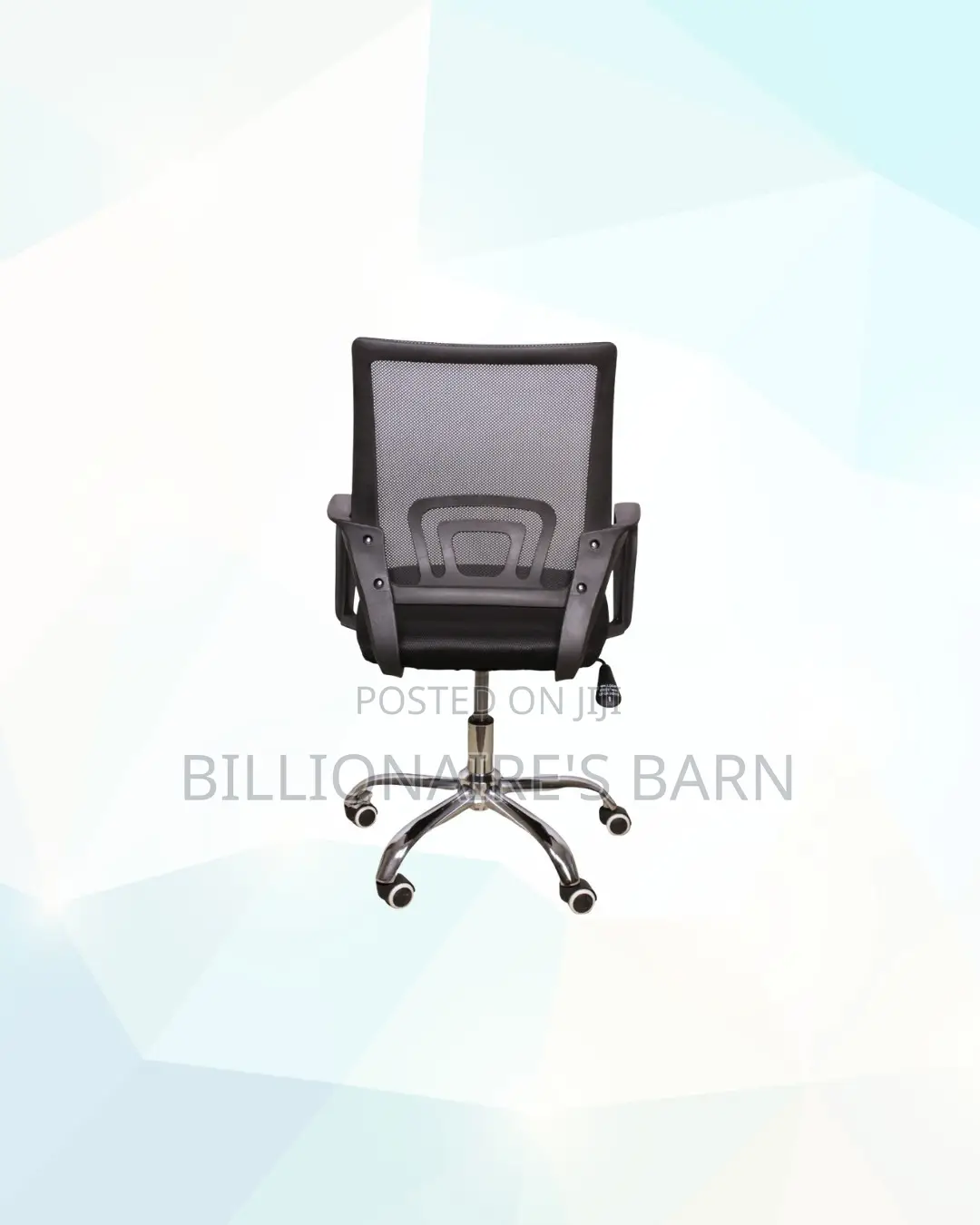 Heavy Duty Secretarial Mesh Office Chair With Lumbar Support