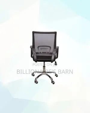 Heavy Duty Secretarial Mesh Office Chair With Lumbar Support
