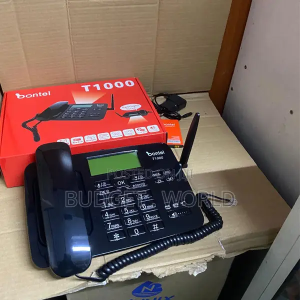 . Bontel T1000 Dual Sim GSM Desk Phone – Reliable Wireless Calling Sol