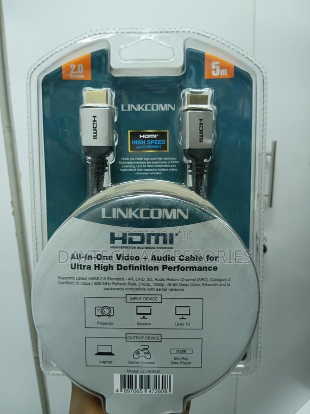 Linkcomn High Speed Hdmi 2.0 Cable – 5m - thumbnail 2