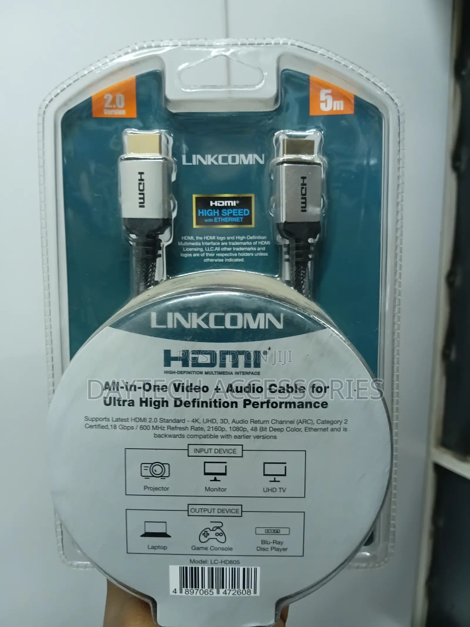 Linkcomn High Speed Hdmi 2.0 Cable – 5m