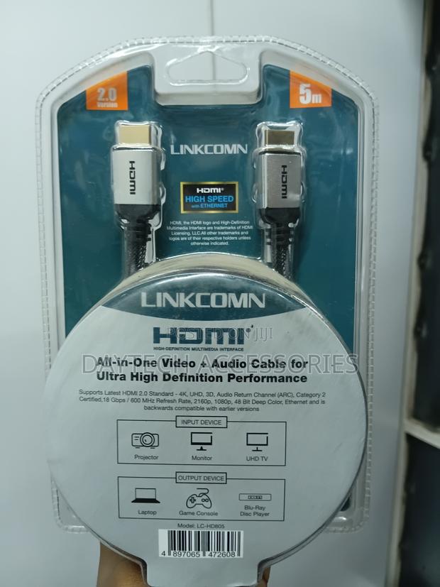 Linkcomn High Speed Hdmi 2.0 Cable – 5m - thumbnail 3