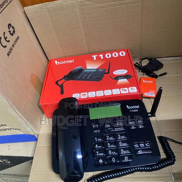 Bontel T1000 Wireless Office Phone – GSM Dual Sim Telephone for Home