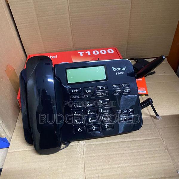 Bontel T1000 GSM Desktop Communication Phone – Large Keypad Dual Sim D - main view