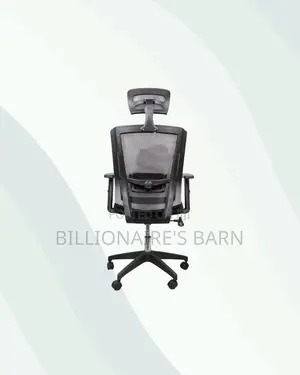 Stylish Black Mesh Office Chair With Nylon Base Nairobi Special