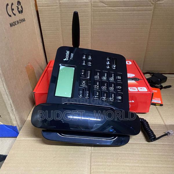 Bontel T1000 Wireless Desktop Phone – Dual Sim Calling for Home and B