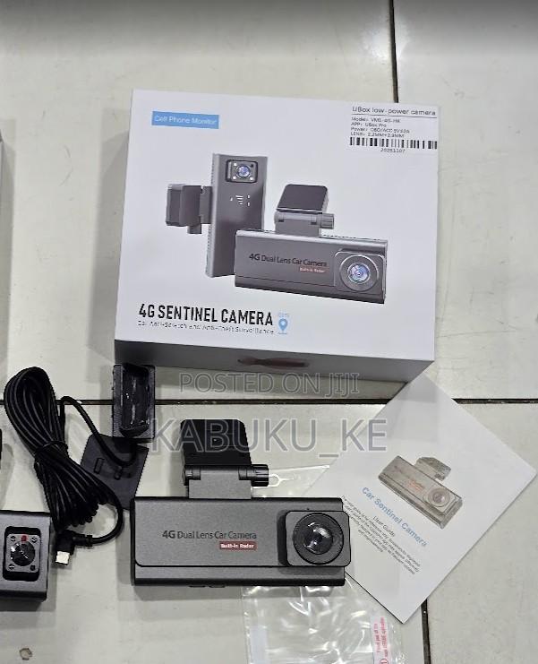4g Dash Camera Dual Lens Vehicle Security Camera Sentinel Monitoring