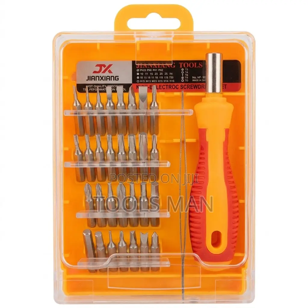 Jianxiang 32-in-1 Precision Magnetic Screwdriver Kit for Phone Repair