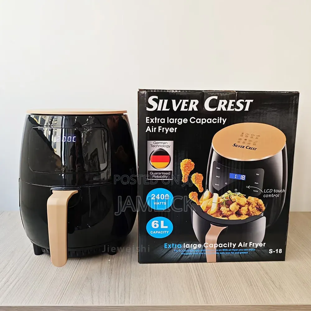 Silver Crest 6l Air Fryer – LCD Touch Control - Pt