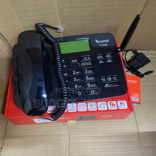 Bontel T1000 Dual Sim Home Office Phone – Clear Calls and Easy Operati