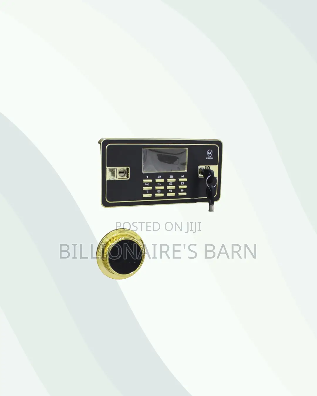 Fireproof Biometric Safe 70 Kg Programmable Keypad And Dual Alarm