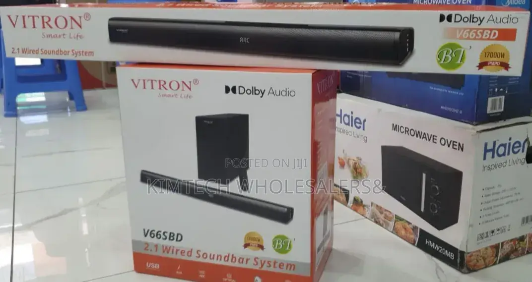 Vitron V66sbd 17000w Dolby Atmo 2.1ch Wired Soundbar System.