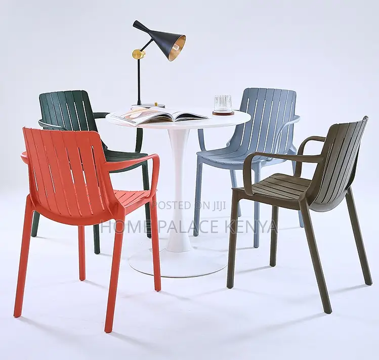 Outdoor Chair: Large Seat Pp Dining Chair With Armrests