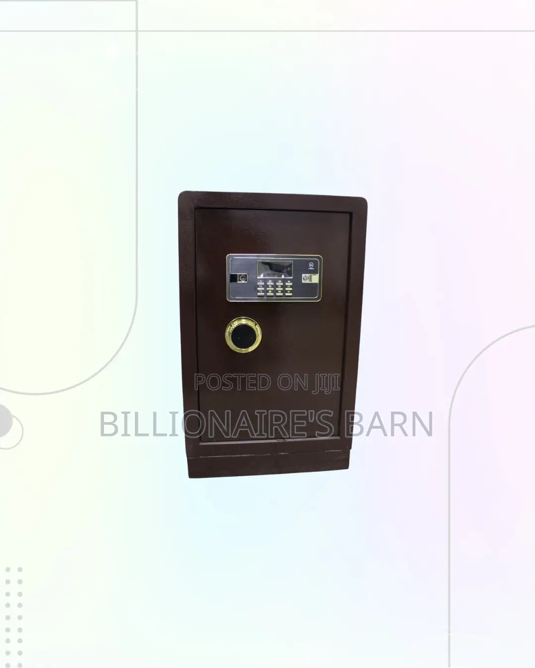 Fireproof Biometric Safe 80 Kg Large Capacity Plus Electronic Keypad