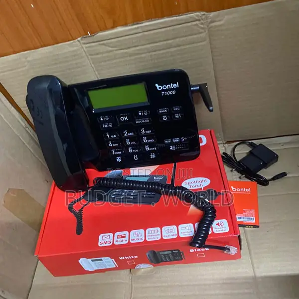 Bontel T1000 Home Business GSM Phone – Dual Sim Desktop Communicatio