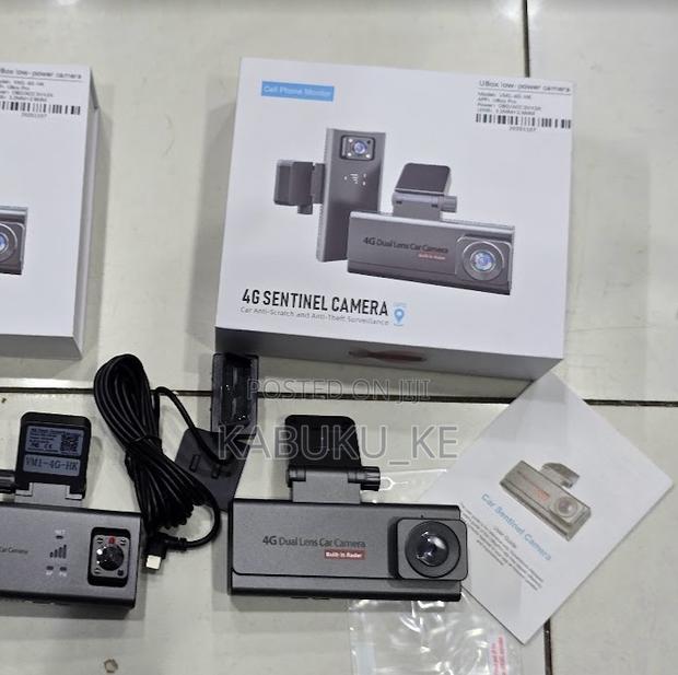 Simcard Vehicle Dash Camera With Front and Inside Video Recording