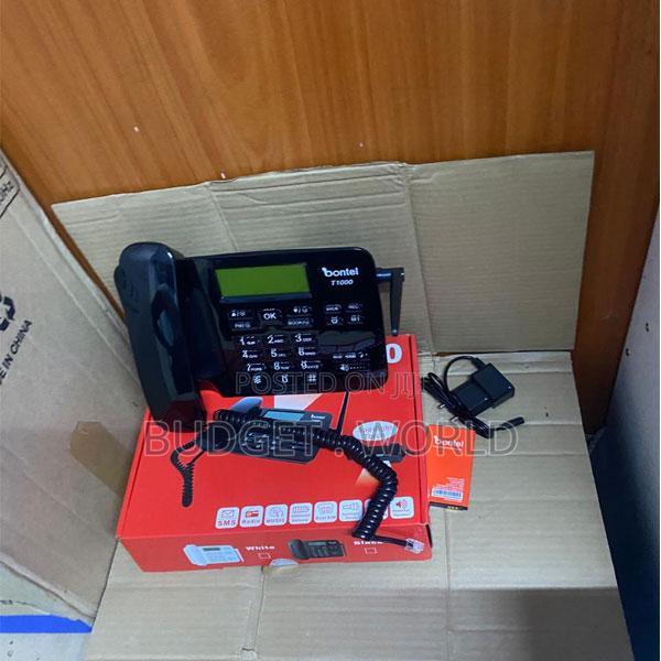 Bontel T1000 GSM Business Telephone – Smart Dual Sim Wireless Desk Ph