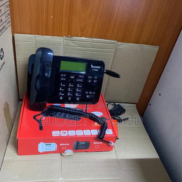 Bontel T1000 Dual Sim GSM Desk Phone – Smart Wireless Calling for Hom