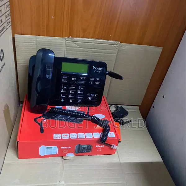Bontel T1000 Dual Sim GSM Desk Phone – Smart Wireless Calling for Hom