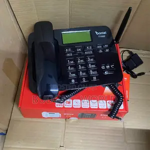 Bontel T1000 Wireless GSM Telephone – Dual Sim Desktop Phone With Clea
