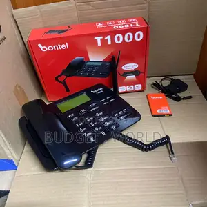 Bontel T1000 Dual Sim Communication Phone – Desktop GSM Device for Ev