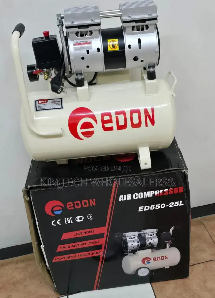 Edon 25l Silent Air Compressor Single Cylinder Oiless