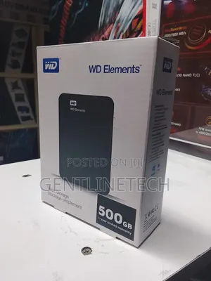 Wd Elements 500gb External Hard Drive – Portable Usb Storage