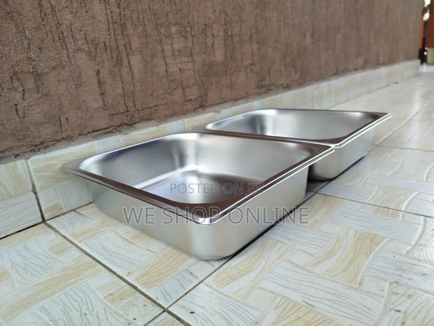 Stainless Steel Double Chaffing Dish Tray Inserts