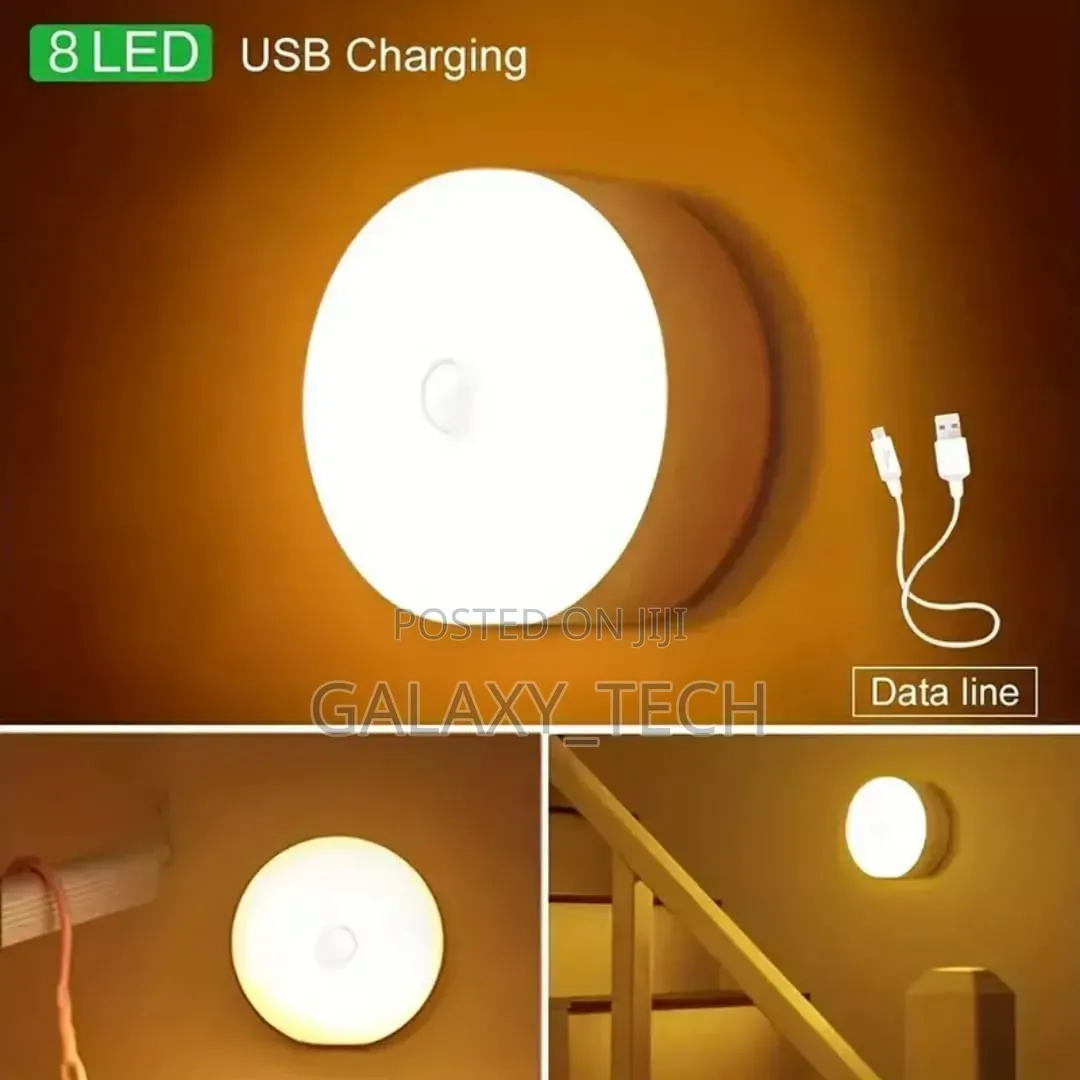Round Motion-Sensor Cabinet Light