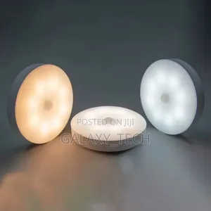 Round Motion-Sensor Cabinet Light