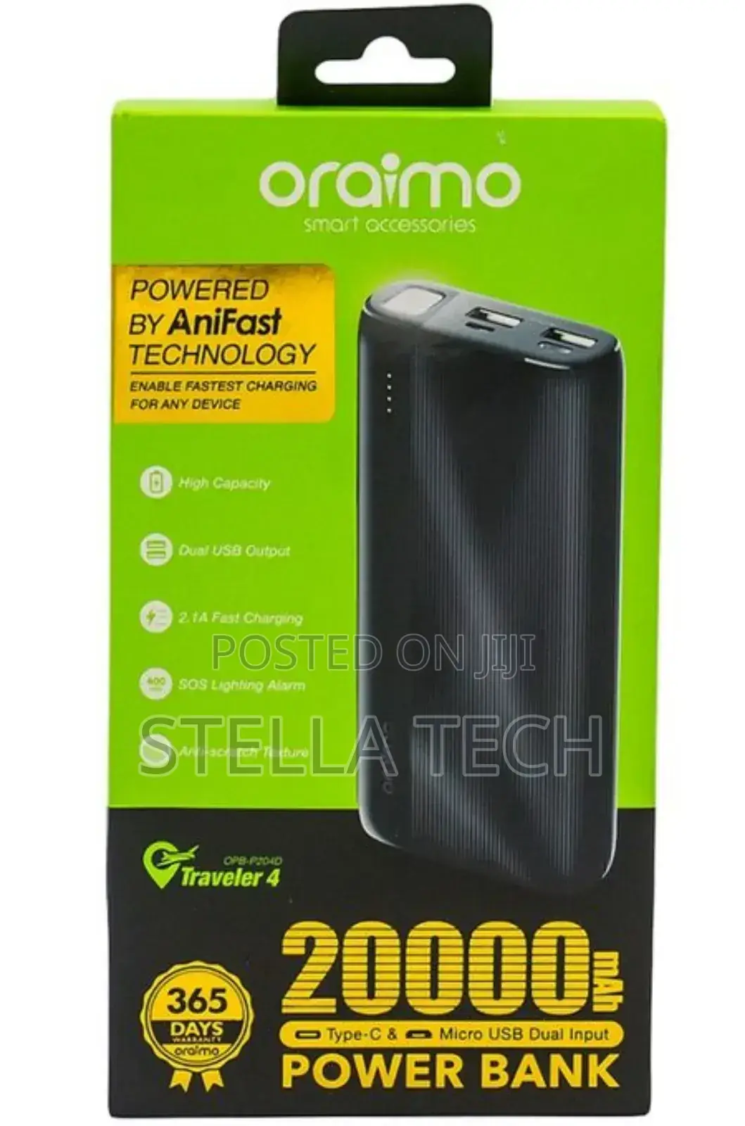Original Oraimo 2000mah