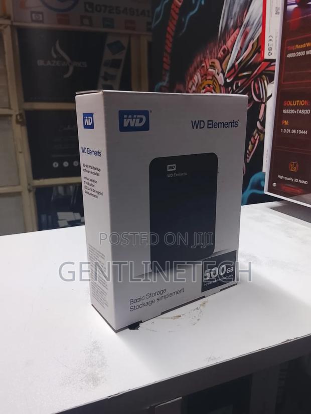 500gb Wd Elements External Hard Disk – Clean Tested