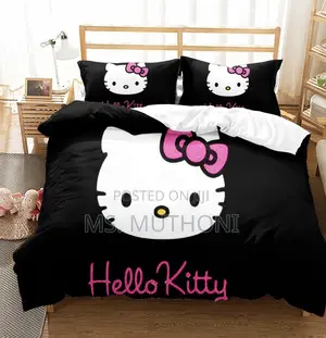 3 in 1 Girls Hello Kitty Duvet Cover Set.*