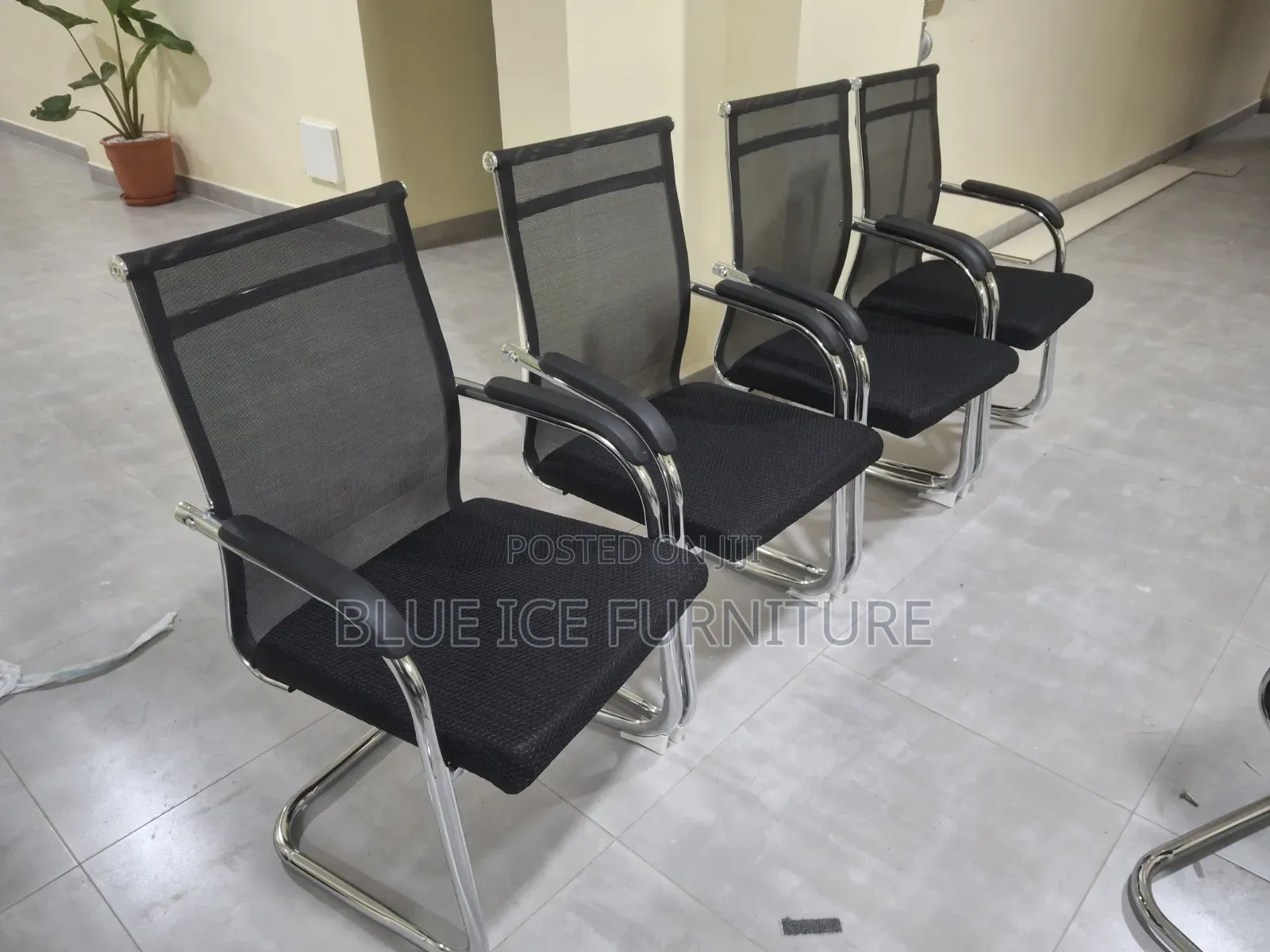 Chrome Frame Visitors Chairs
