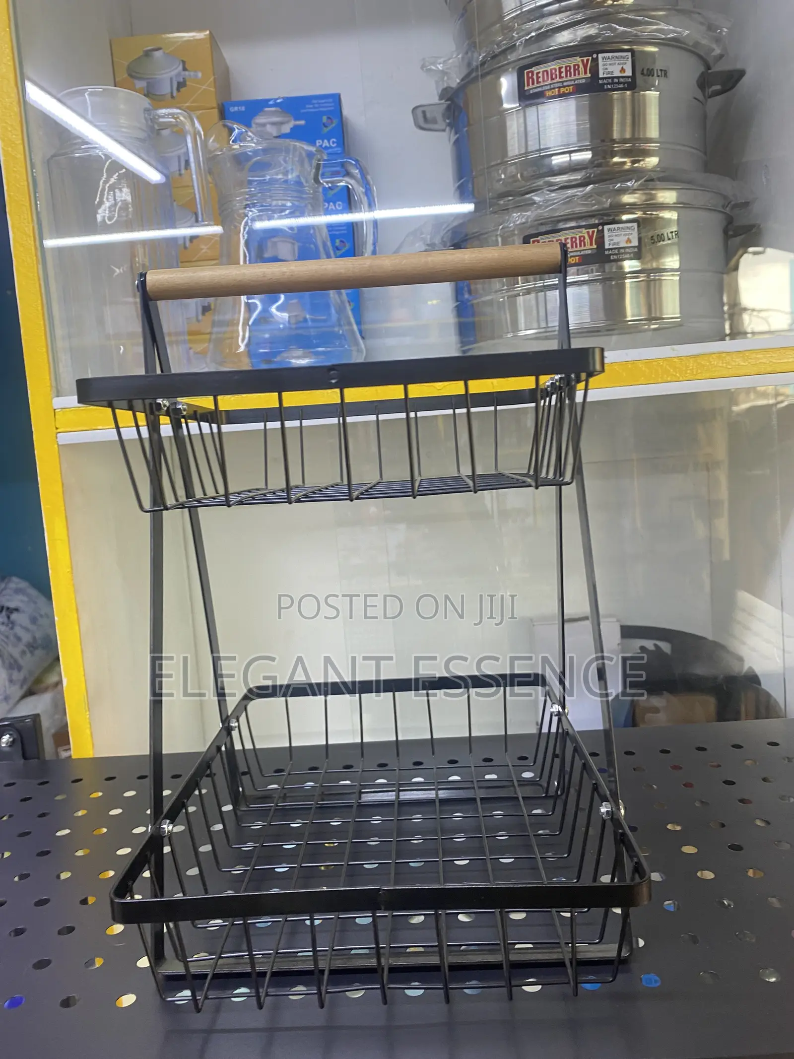 Metallic 2 Layer Multifunctional Rack