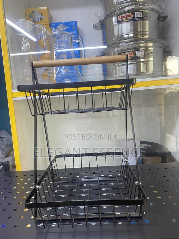 Metallic 2 Layer Multifunctional Rack - thumbnail 2