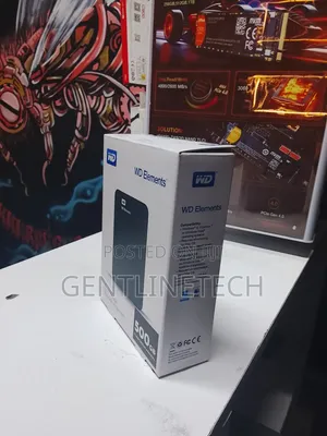 500gb Wd Elements Portable Hard Drive – Ready to Use
