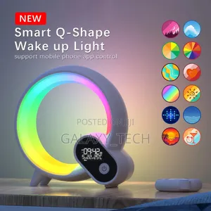 Smart Ambient Speaker Lamp(Has Clock Alarm)