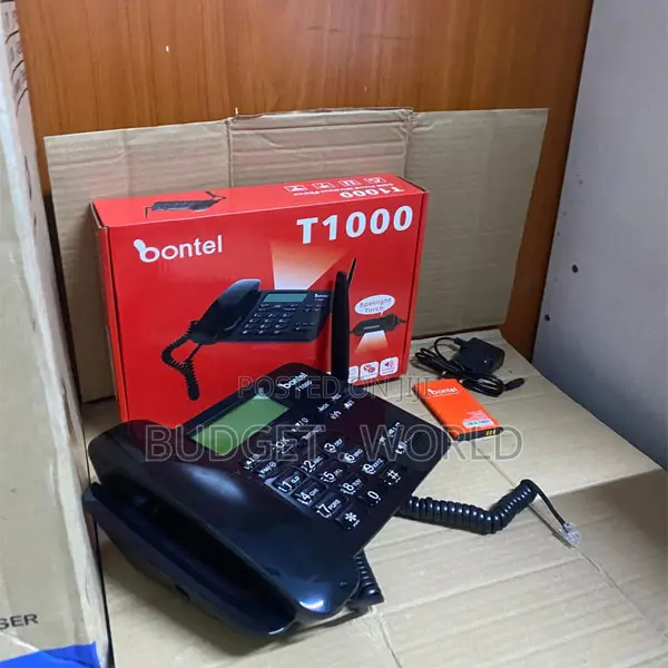 Bontel T1000 GSM Landline Alternative – Wireless Dual Sim Telephone