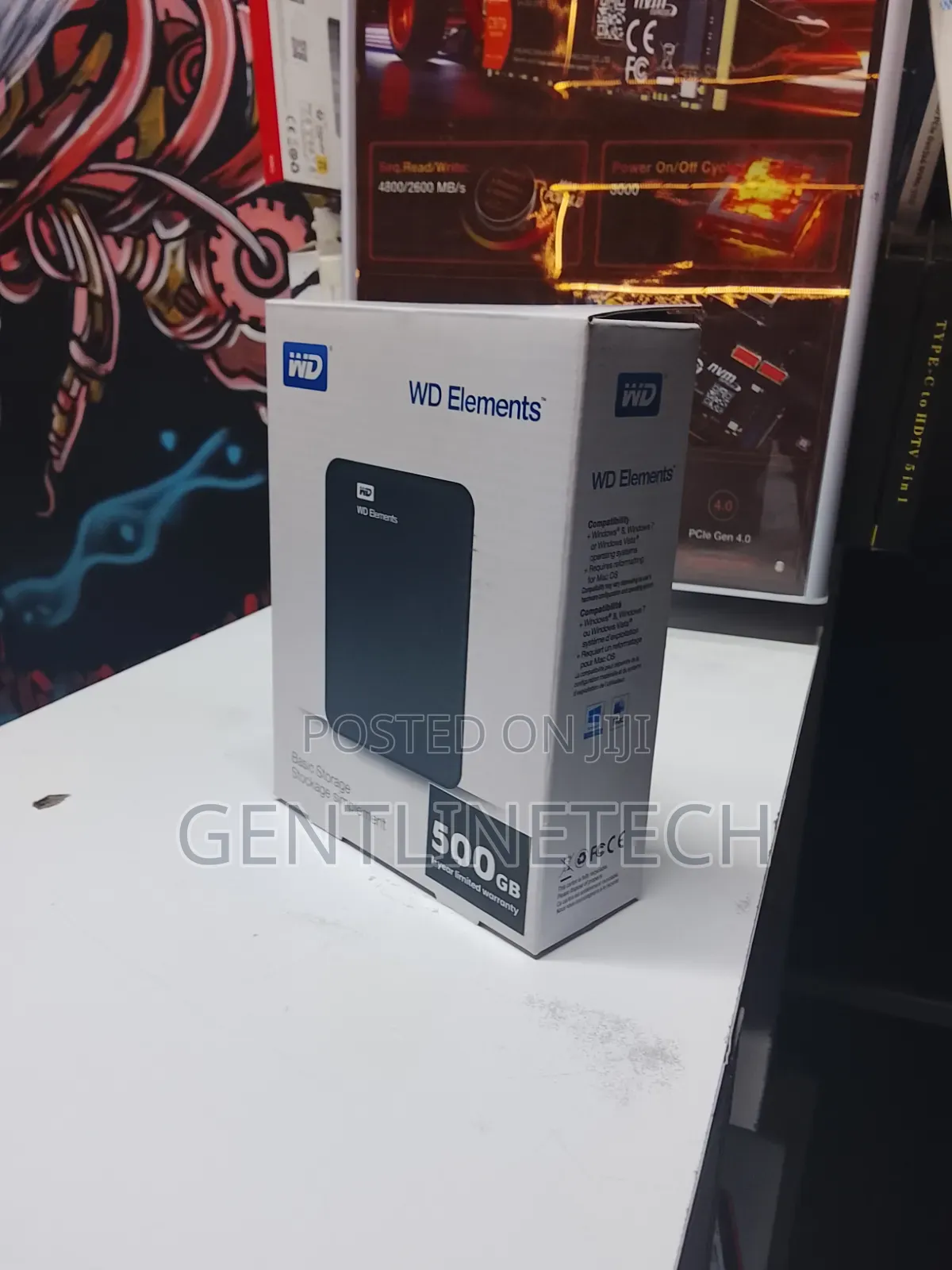 Wd Elements 500gb Portable HDD – Compact Durable