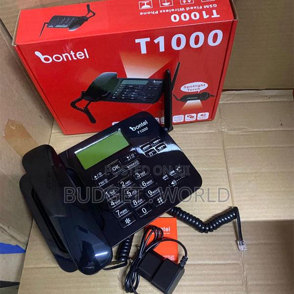 Bontel T1000 Wireless Fixed GSM Phone – Smart Dual Sim Calling Device