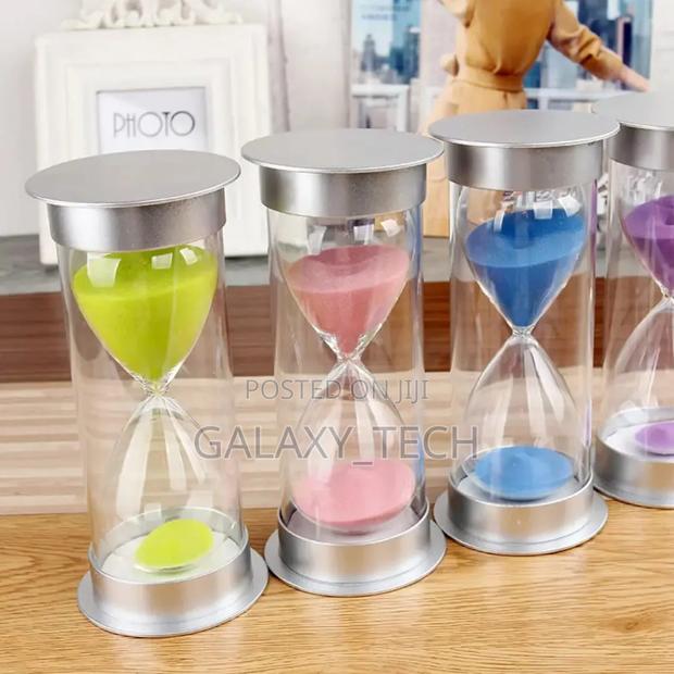 60mins Silver Cover Decorative Hour Glass - thumbnail 2