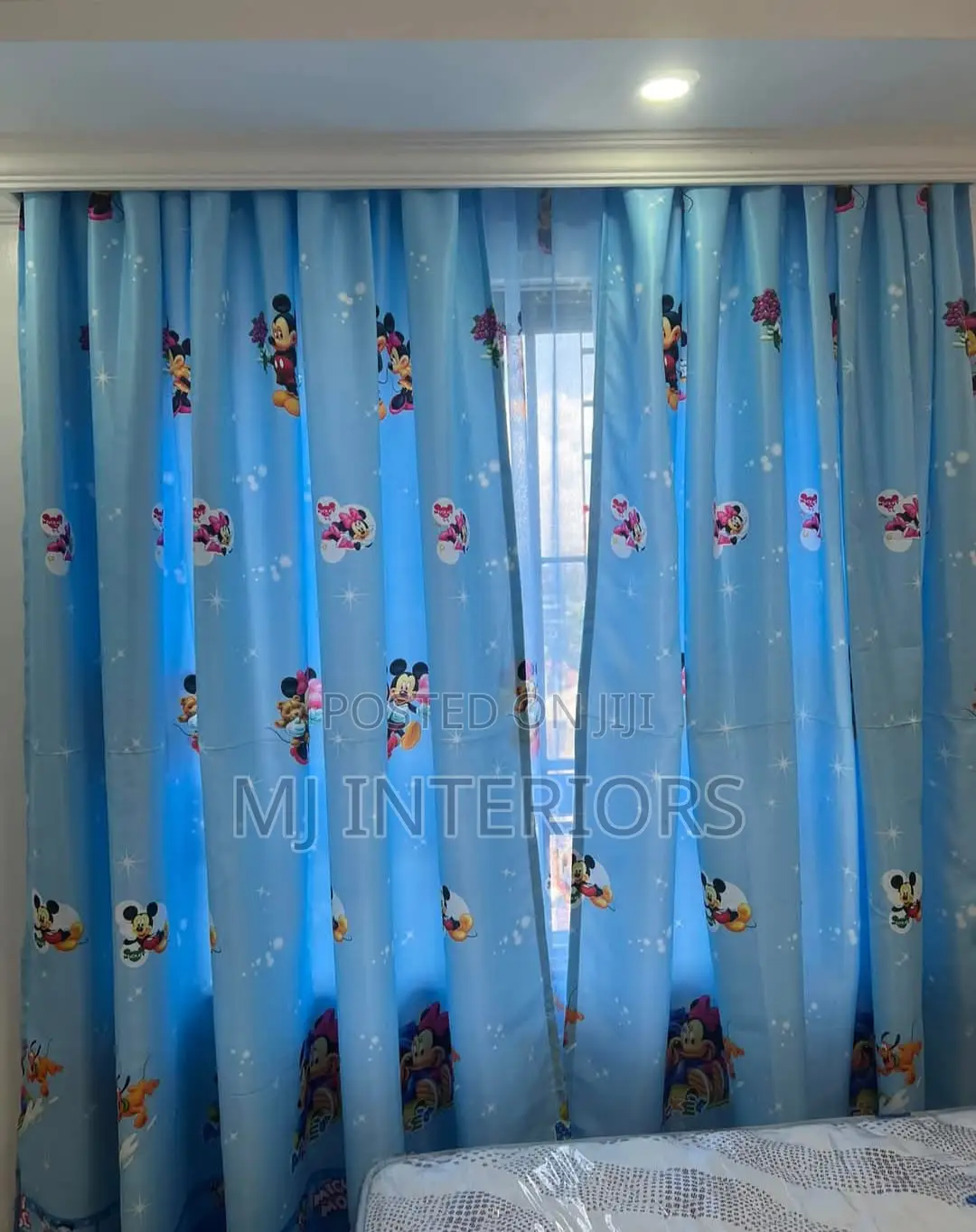 Cartoon Curtains Made to Fit Any Window Size and Shape